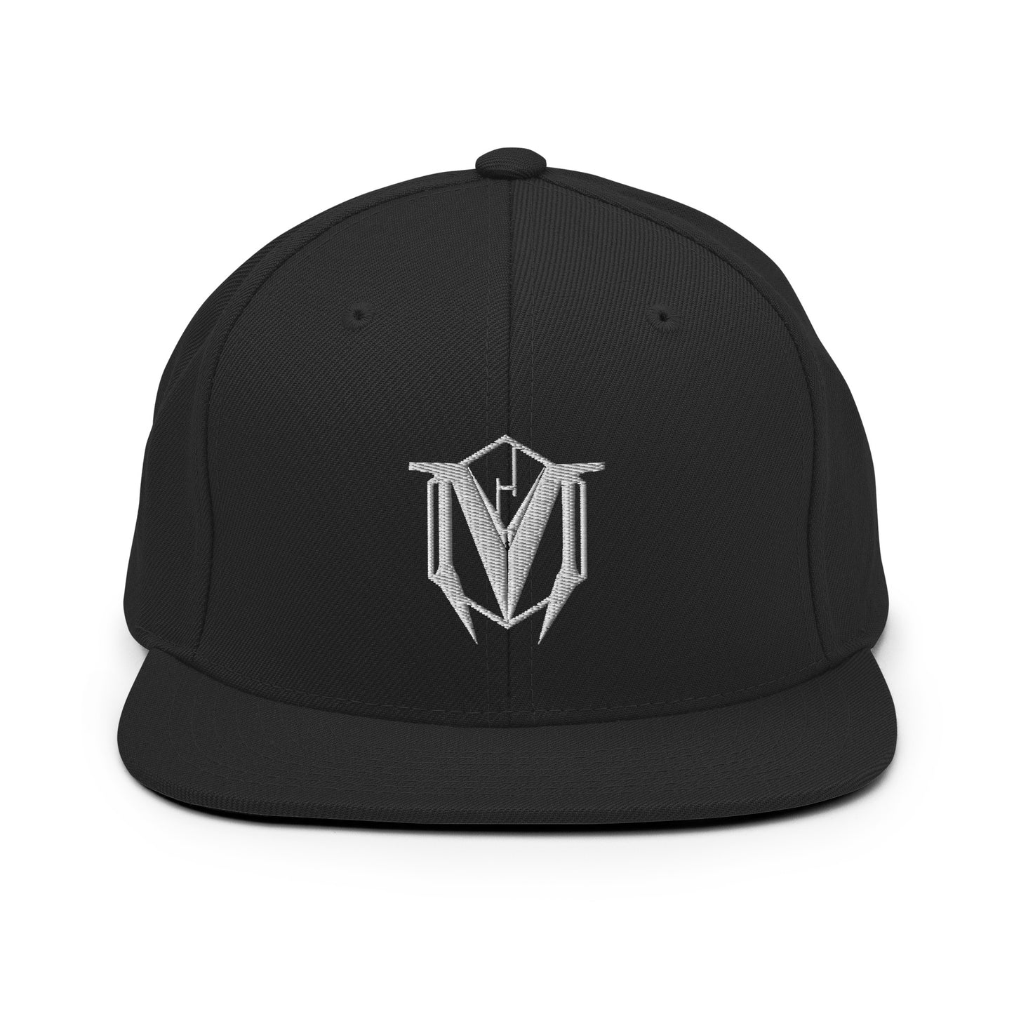 Hood Original - Snapback white M logo solid color