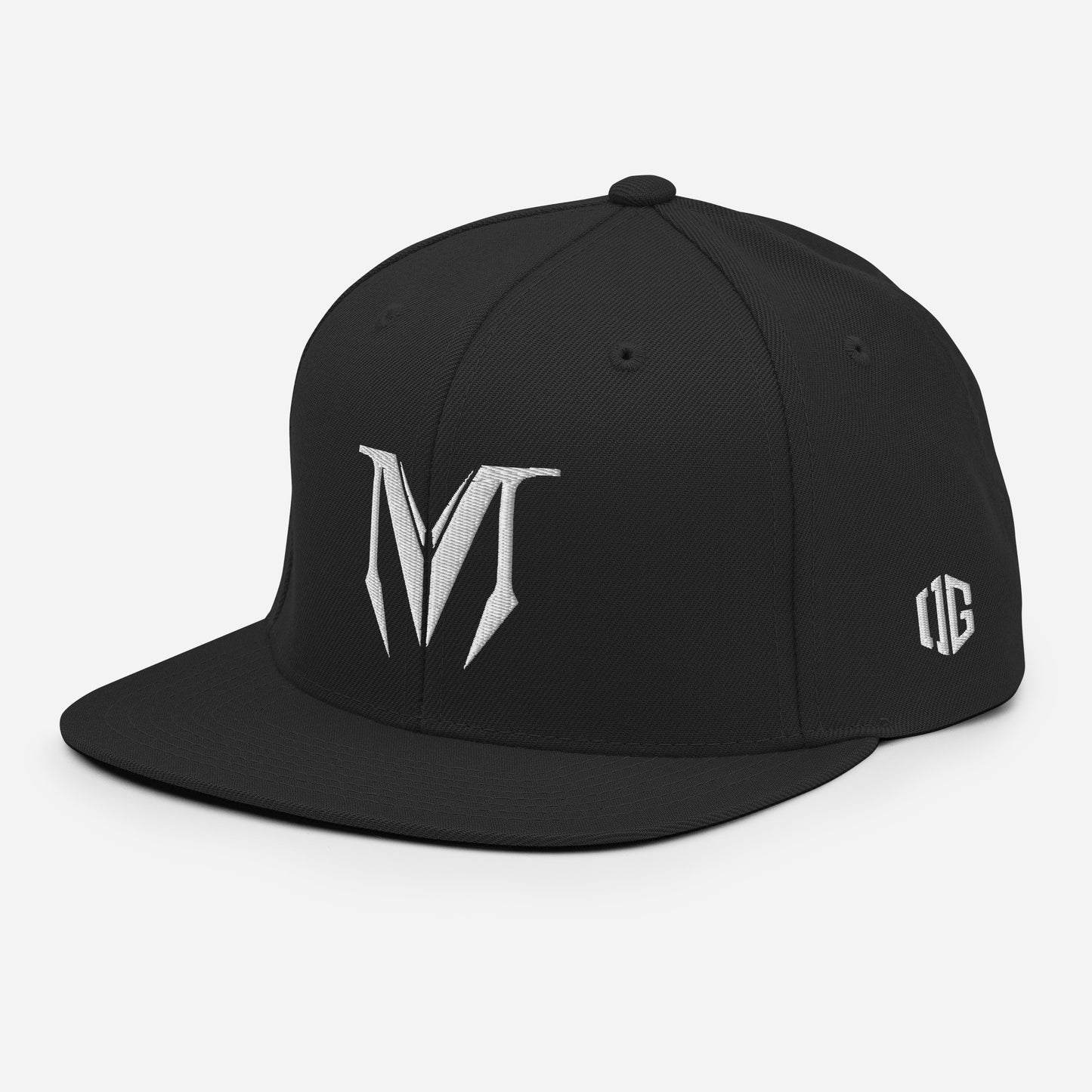 OG Classic Snapback - White Badge with OG Print Solid Color
