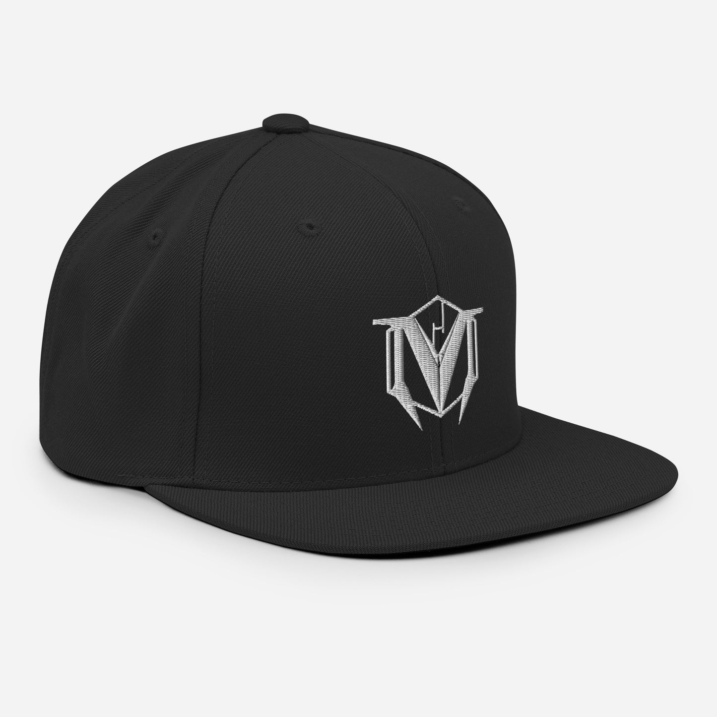 Hood Original - Snapback white M logo solid color