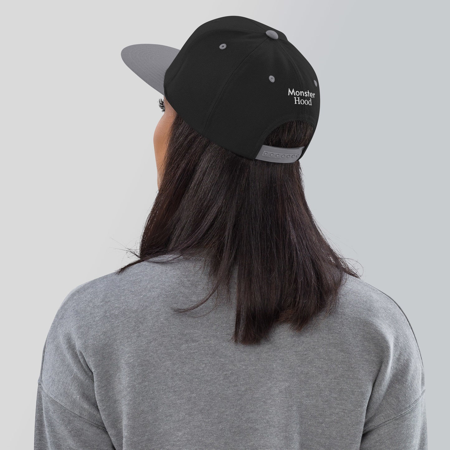 Hood Original - Snapback White M logo dual color