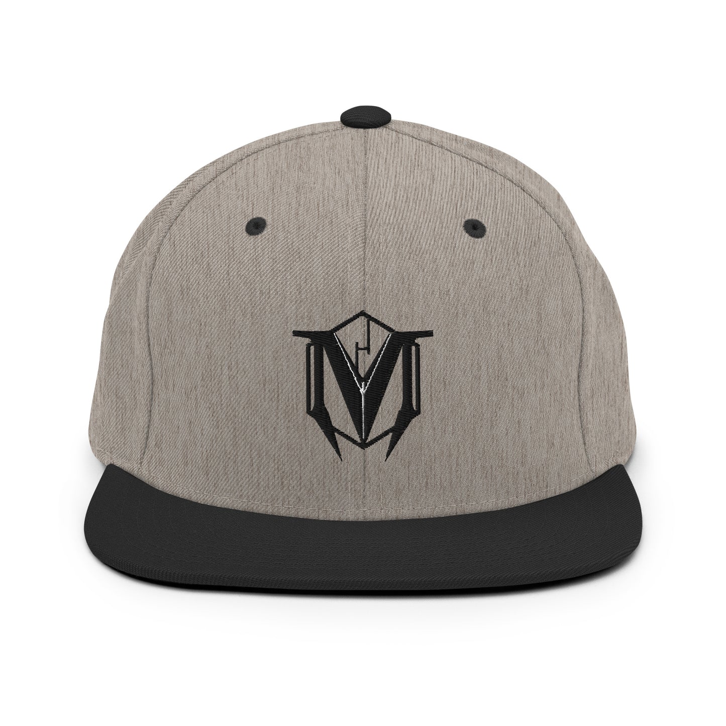 Hood Original - Snapback Black M Logo contrast