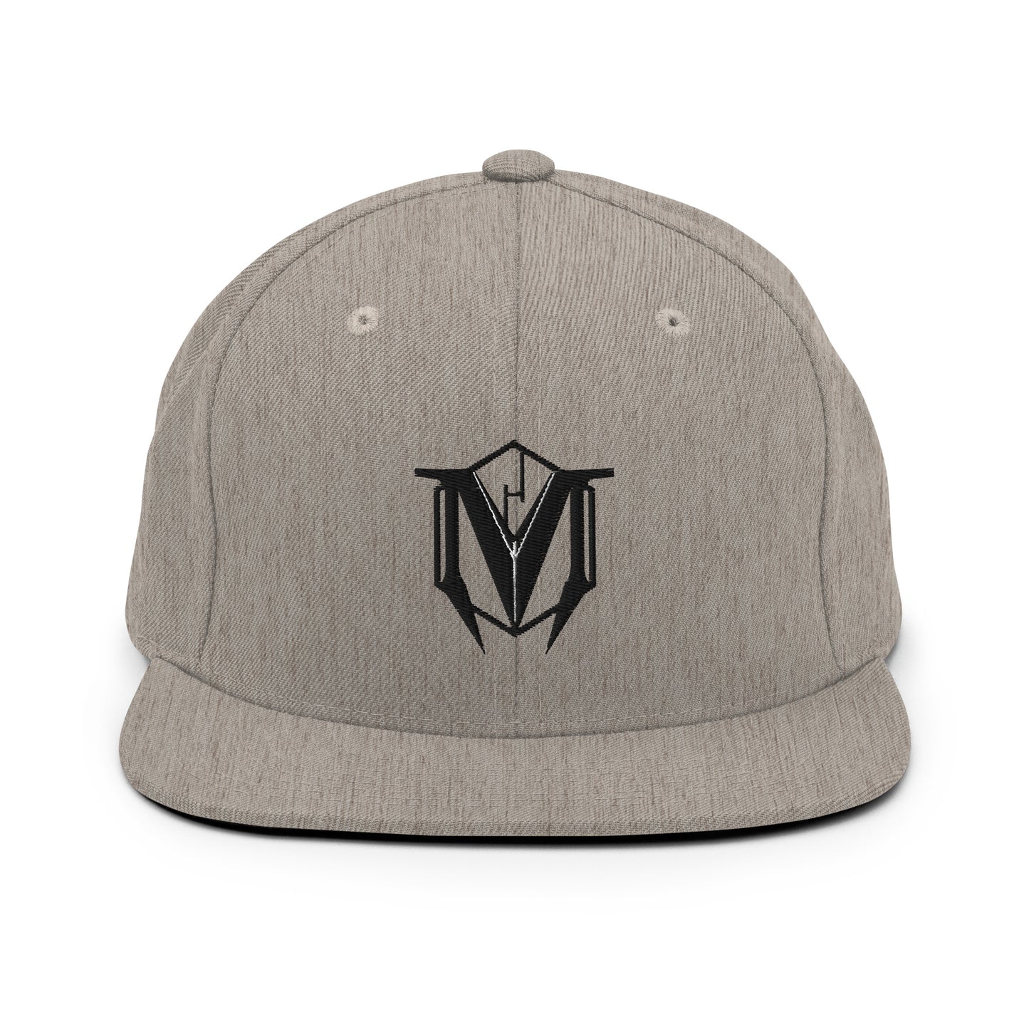 Hood Original - Snapback Black M logo Solid color