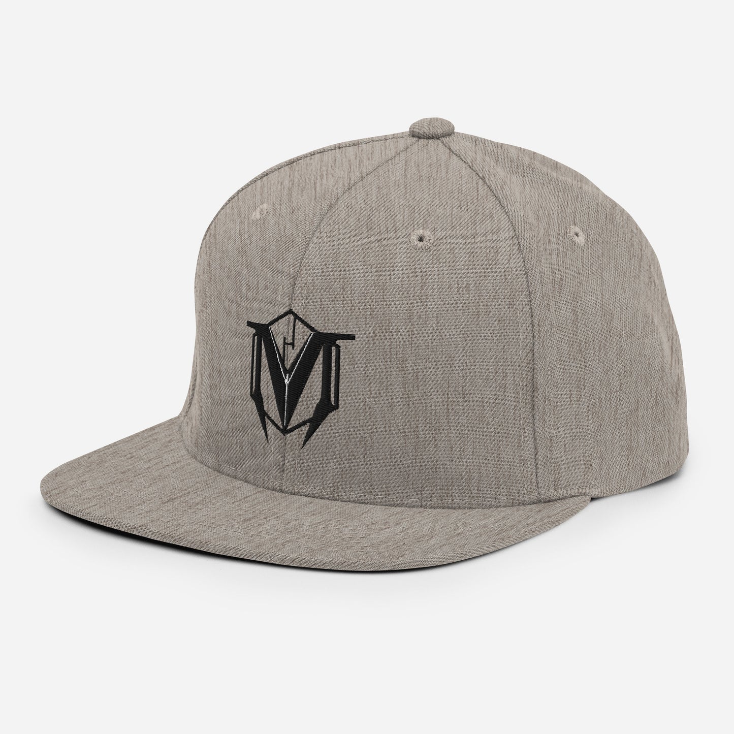 Hood Original - Snapback Black M logo Solid color