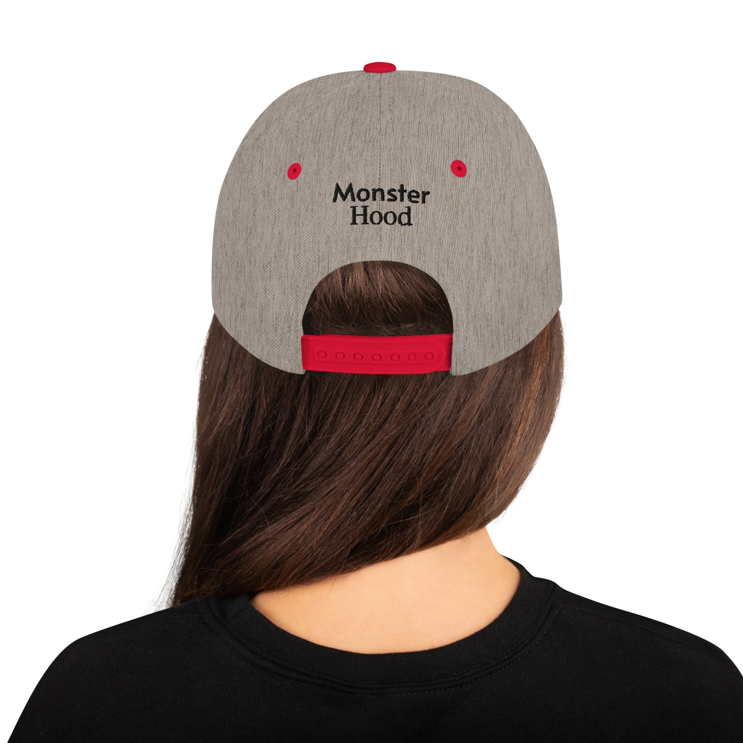 Hood Original - Snapback Black M Logo contrast