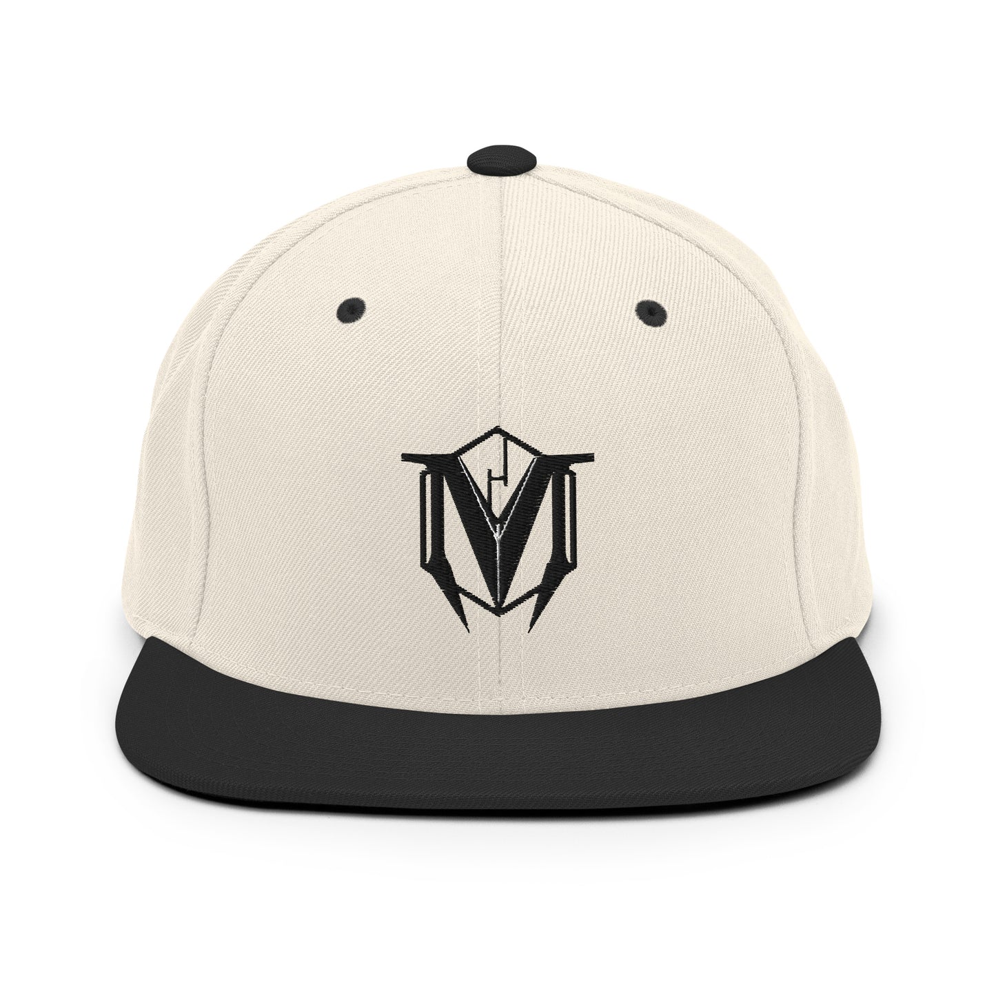 Hood Original - Snapback Black M Logo contrast