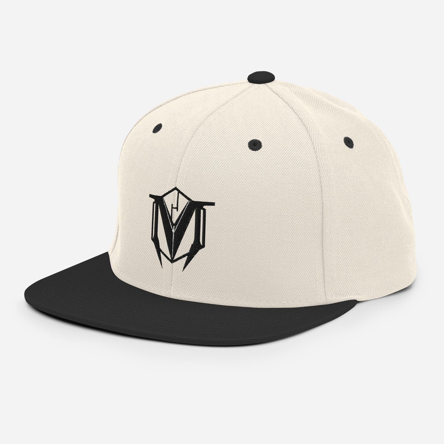 Hood Original - Snapback Black M Logo contrast