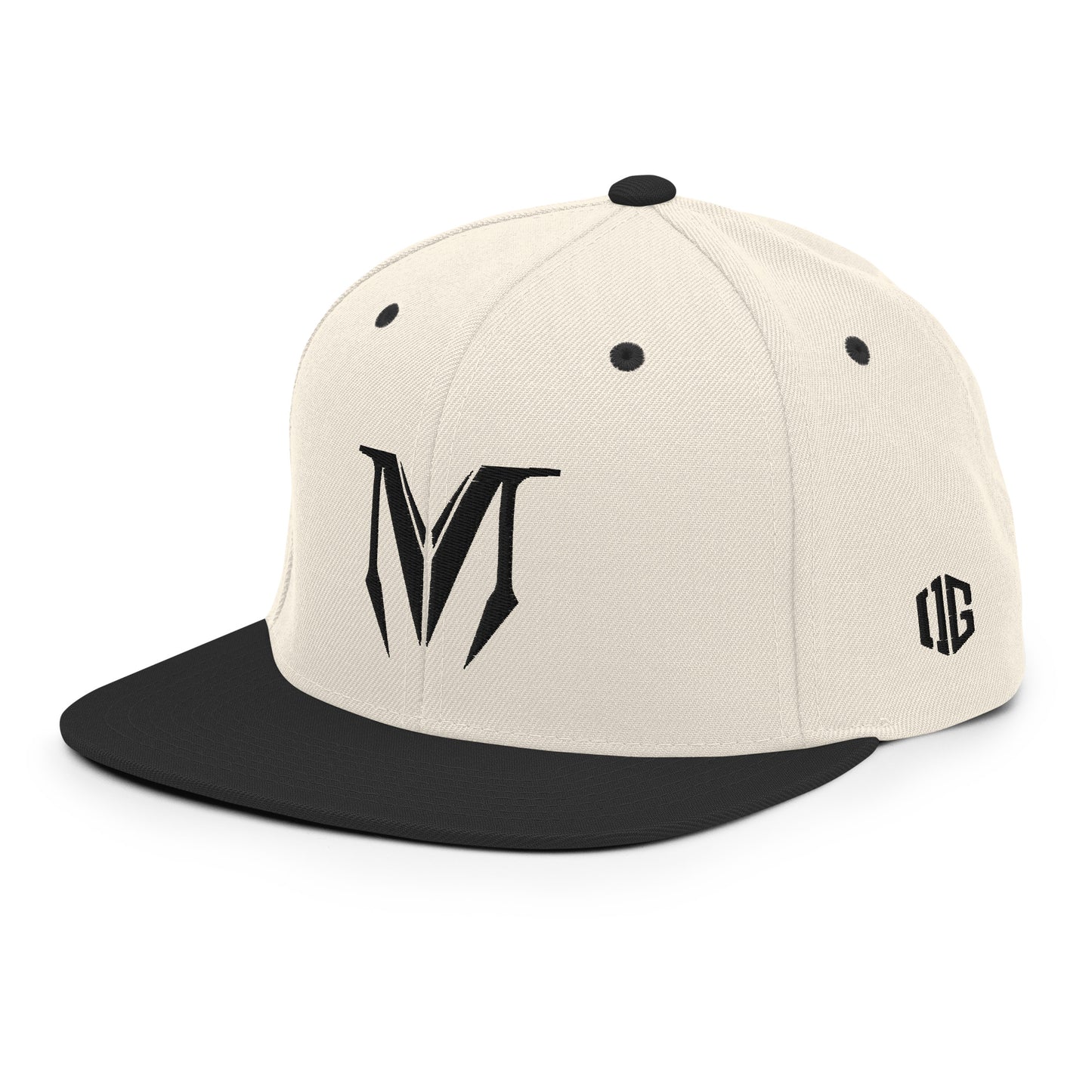 OG Classic Snapback - Black Badge with OG Print Contrast
