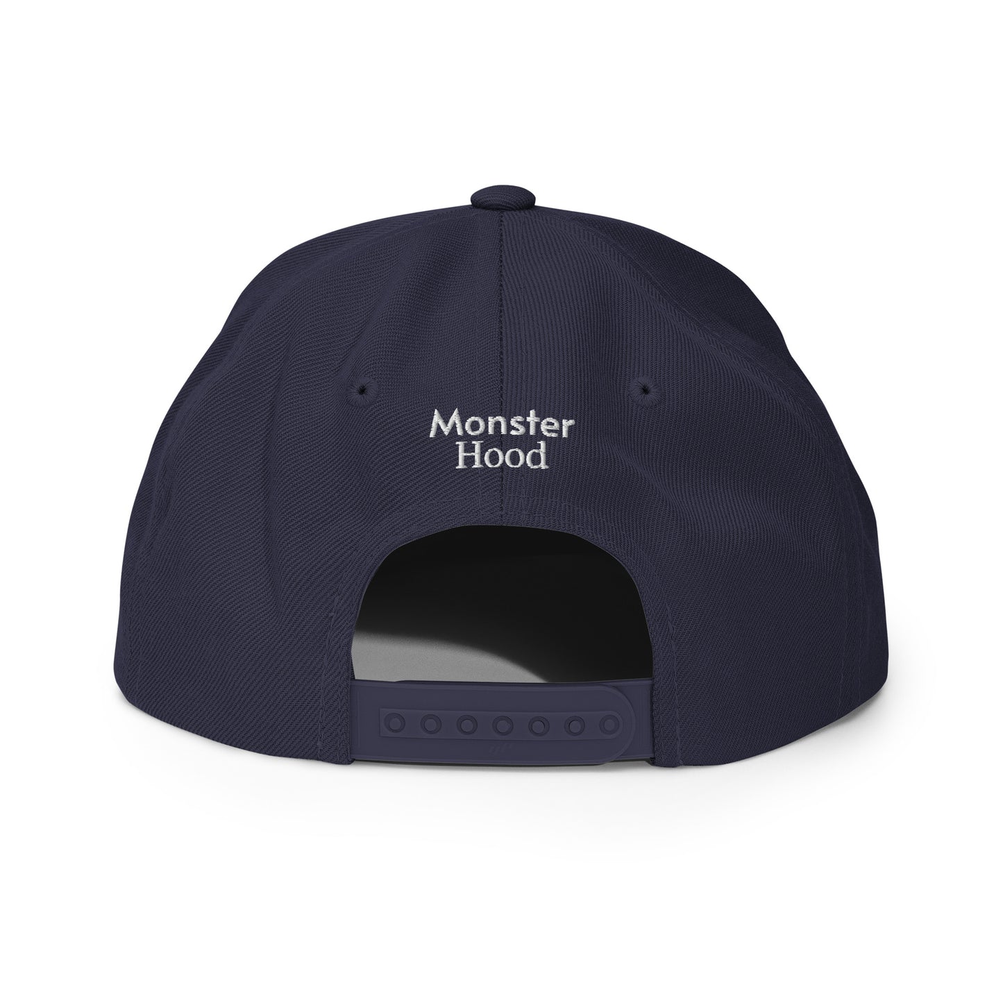 Hood Original - Snapback white M logo solid color