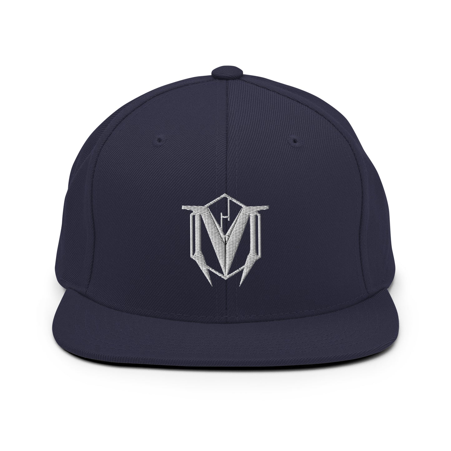 Hood Original - Snapback white M logo solid color