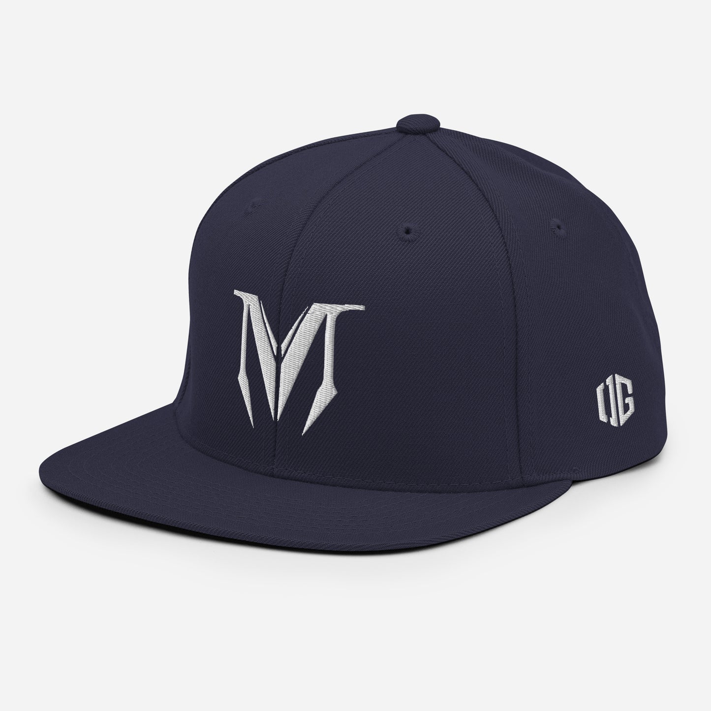 OG Classic Snapback - White Badge with OG Print Solid Color