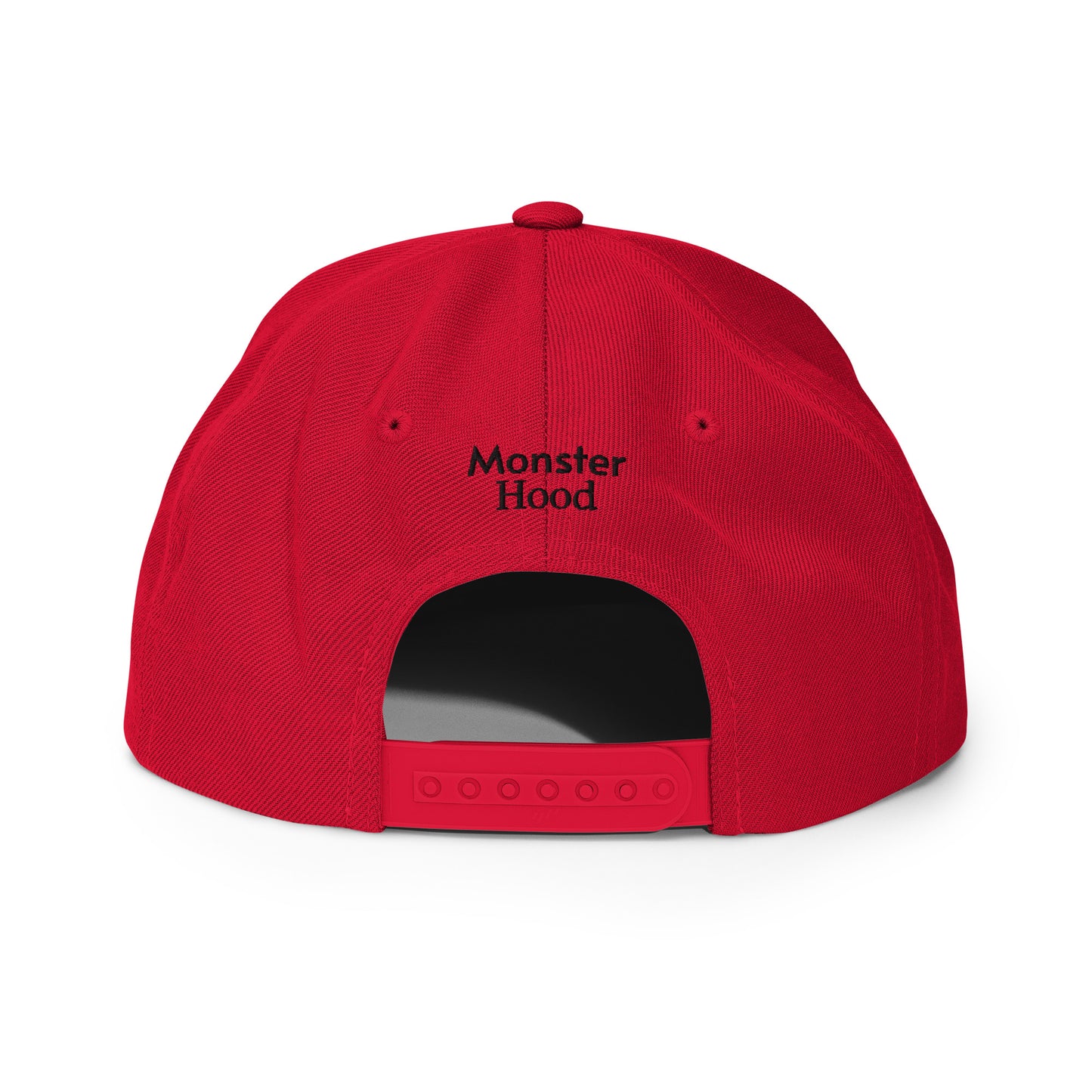 Hood Original - Snapback Black M logo Solid color