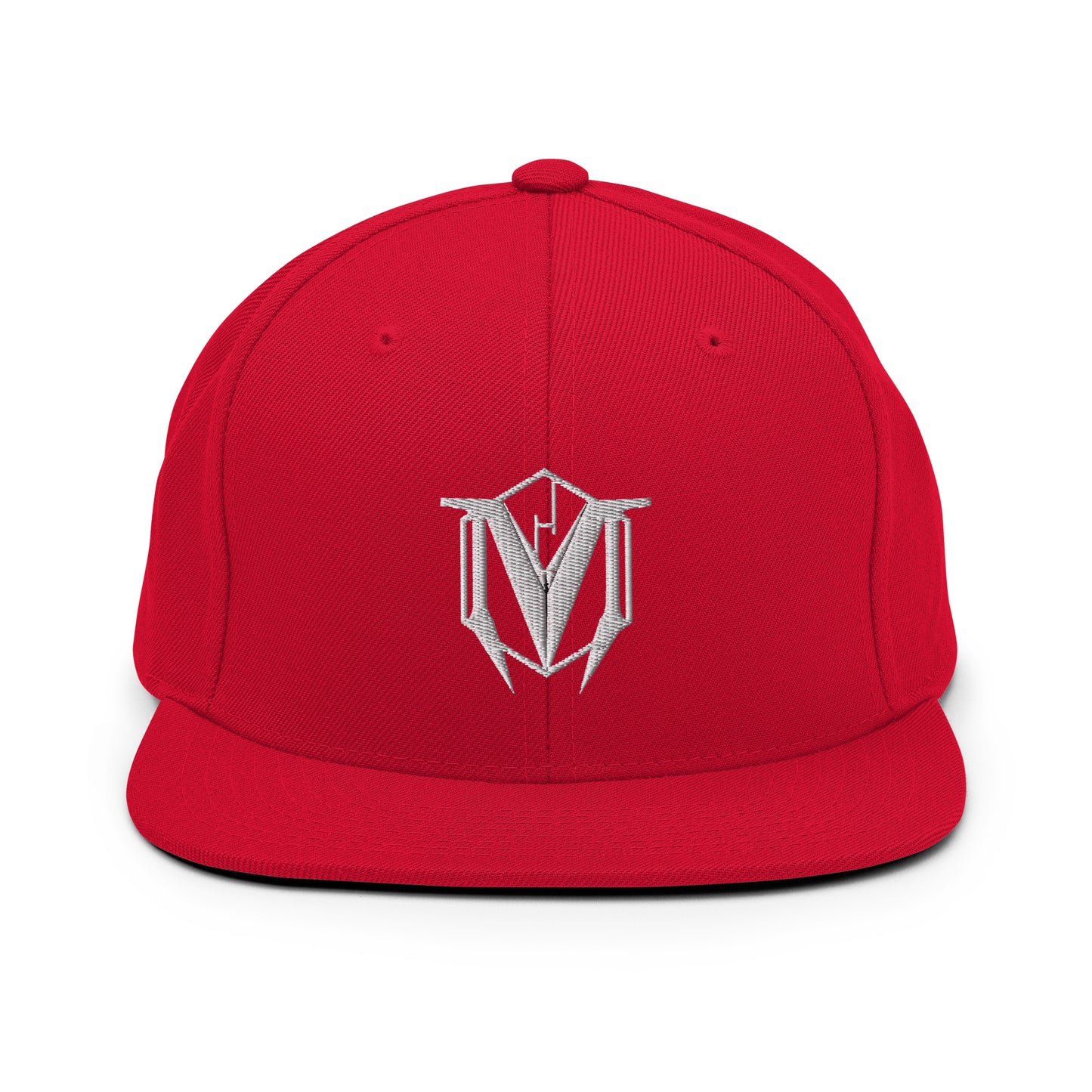 Hood Original - Snapback white M logo solid color