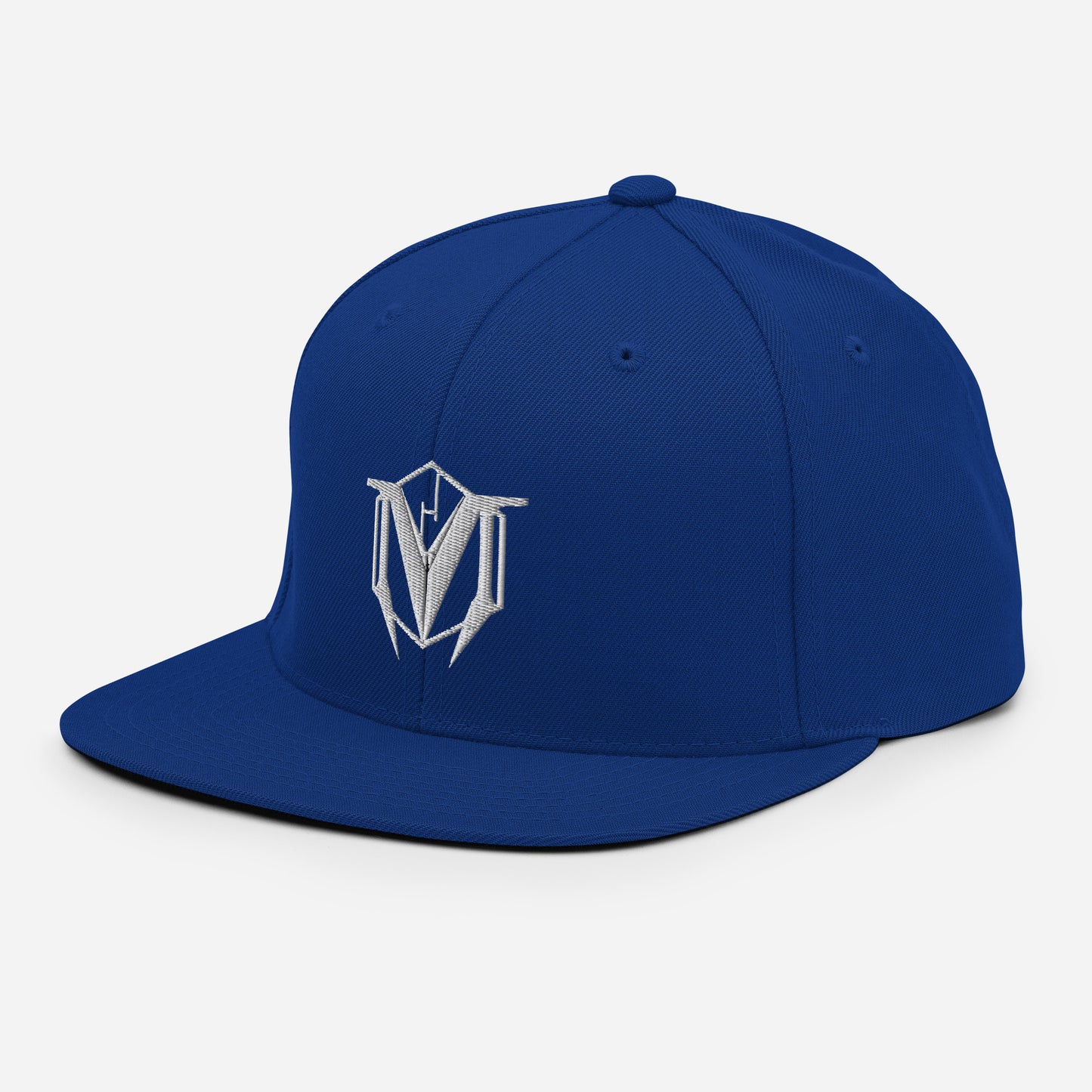Hood Original - Snapback white M logo solid color