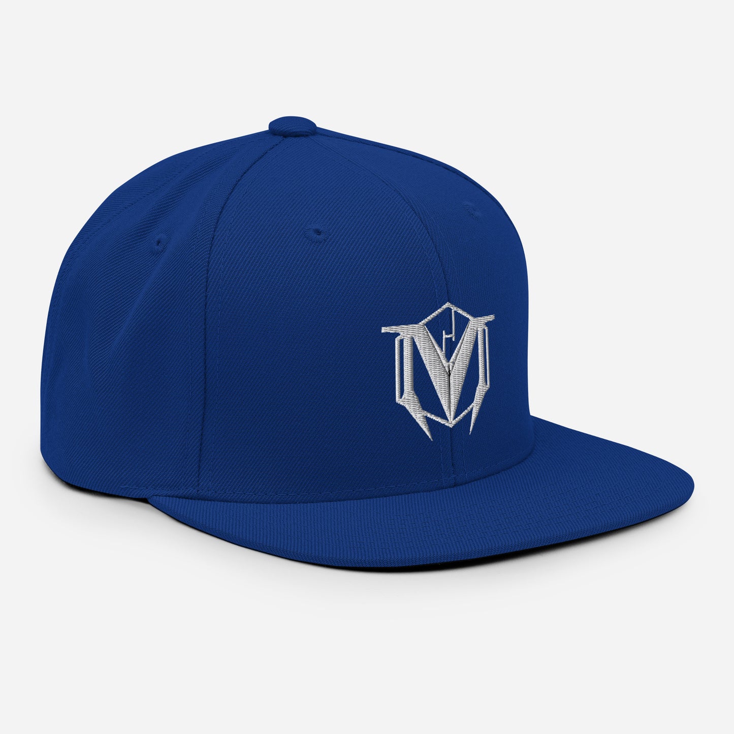 Hood Original - Snapback white M logo solid color