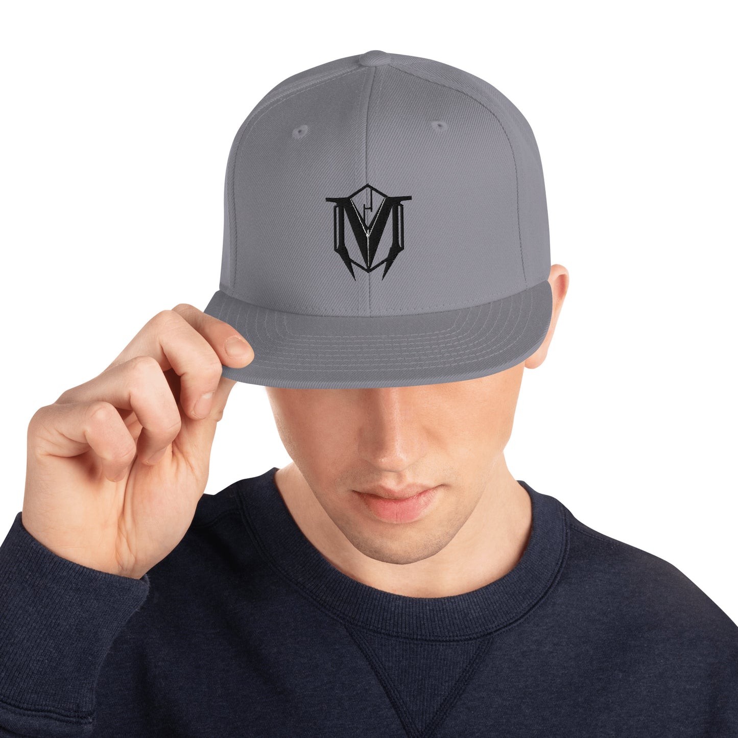 Hood Original - Snapback Black M logo Solid color