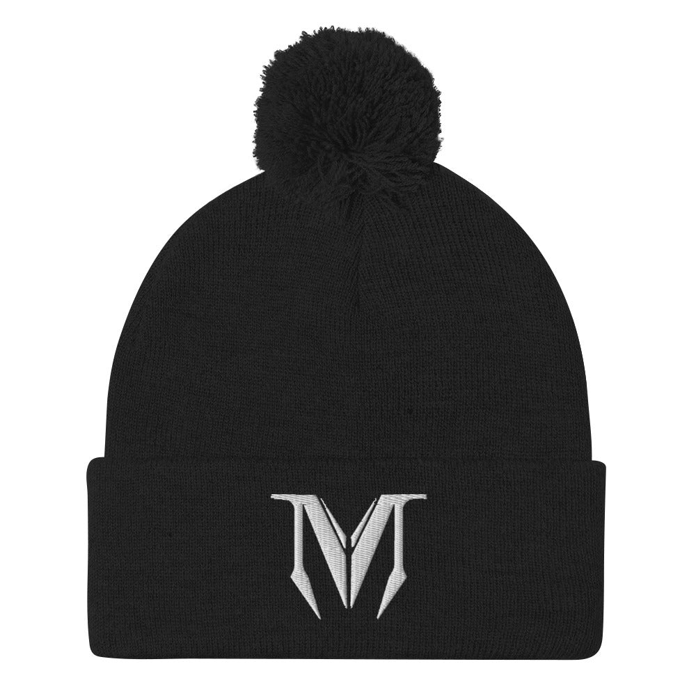 OG ClassicPom-Pom Beanie - white Badge