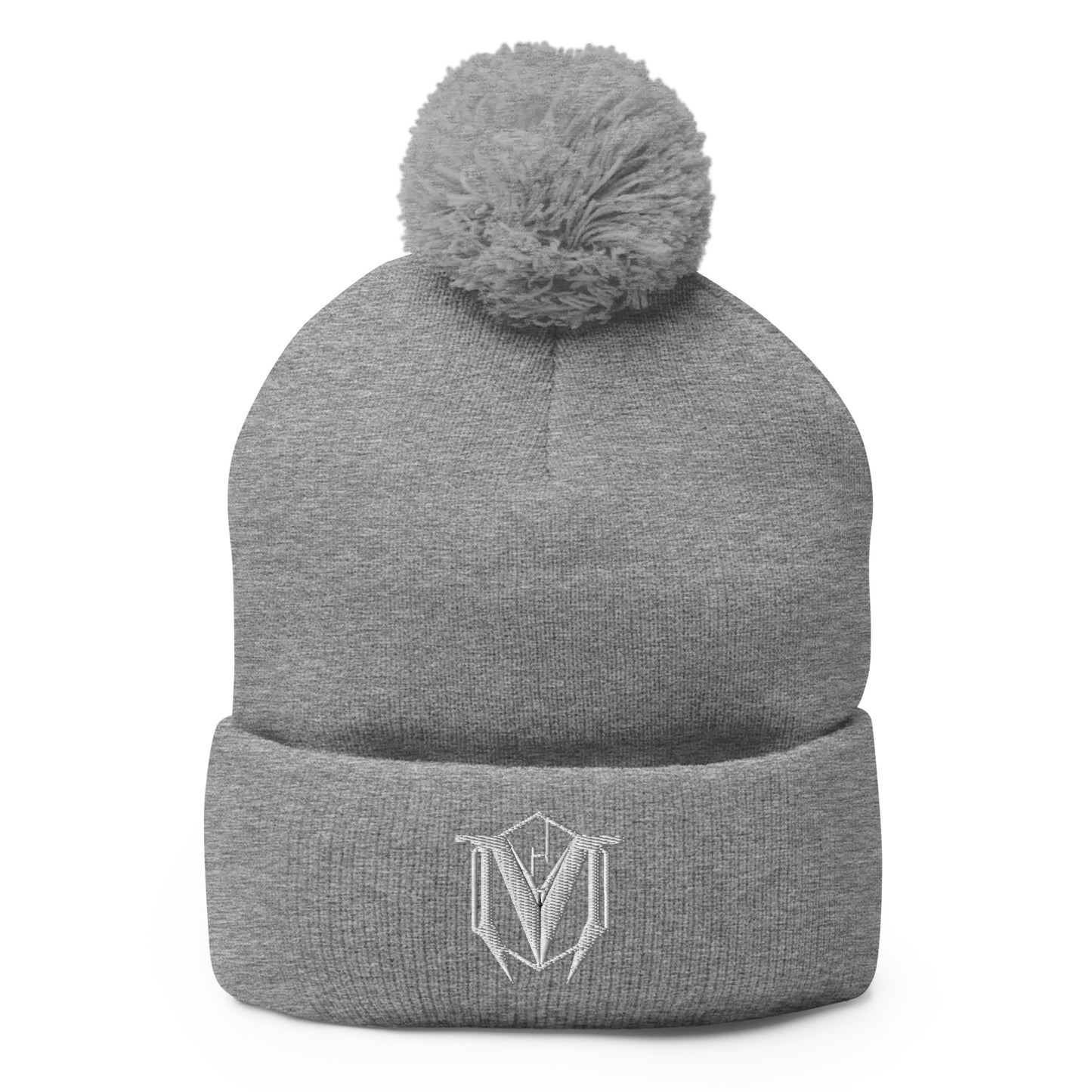 Hood Original - White Badge Pom-Pom Beanie