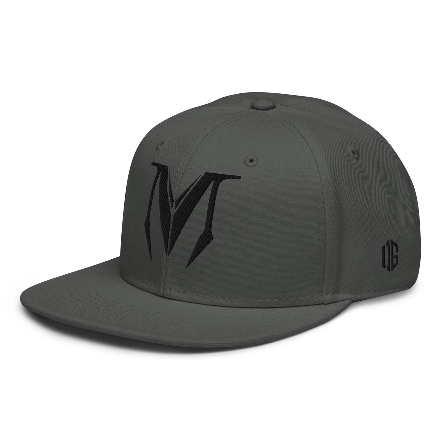 OG Classic Snapback - Black Badge with OG Print Solid Color