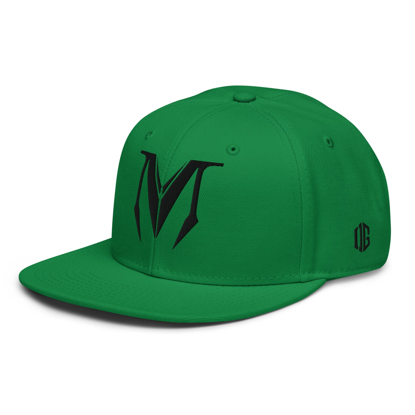 OG Classic Snapback - Black Badge with OG Print Solid Color