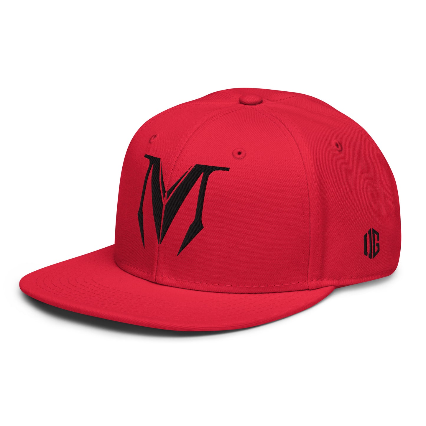 OG Classic Snapback - Black Badge with OG Print Solid Color