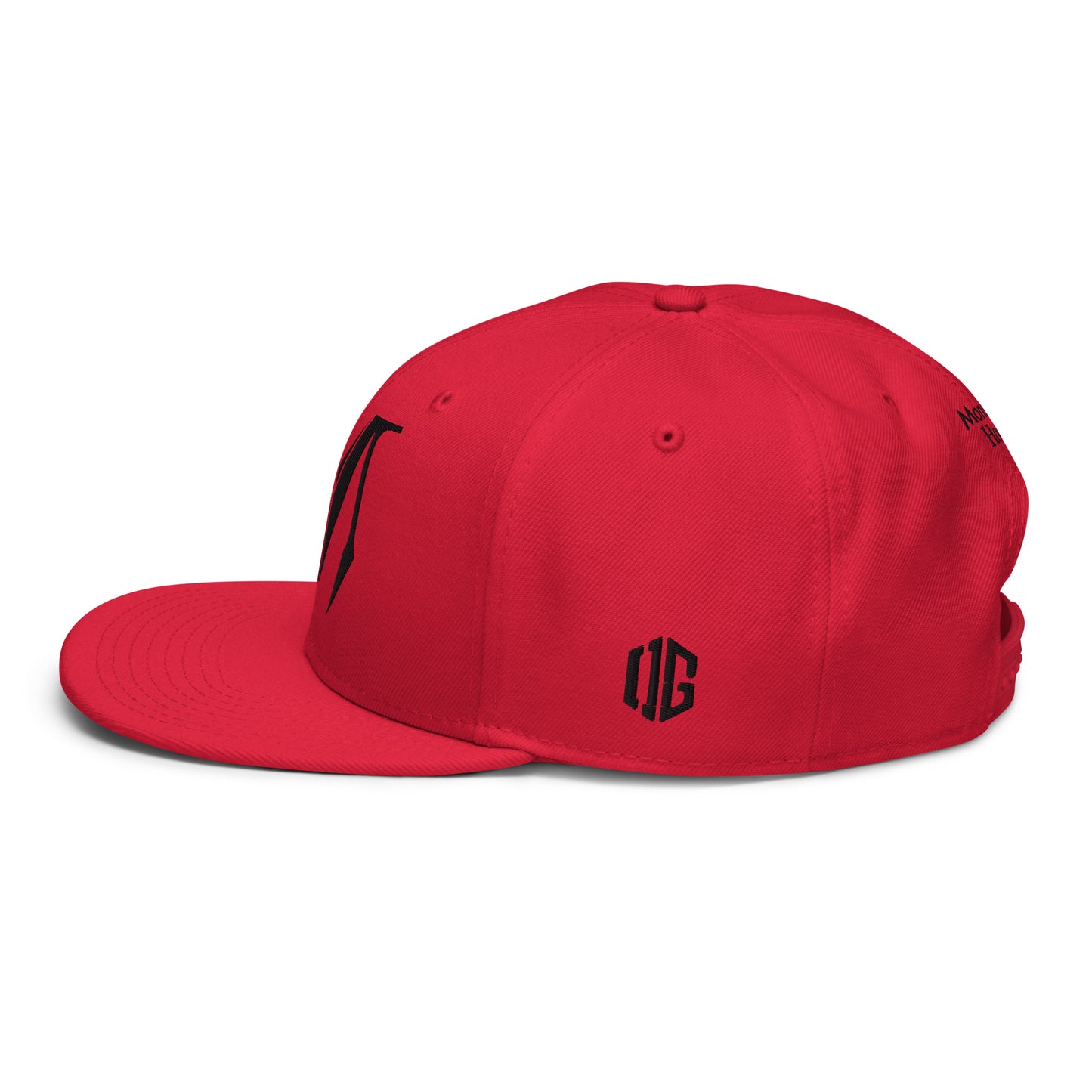 OG Classic Snapback - Black Badge with OG Print Solid Color