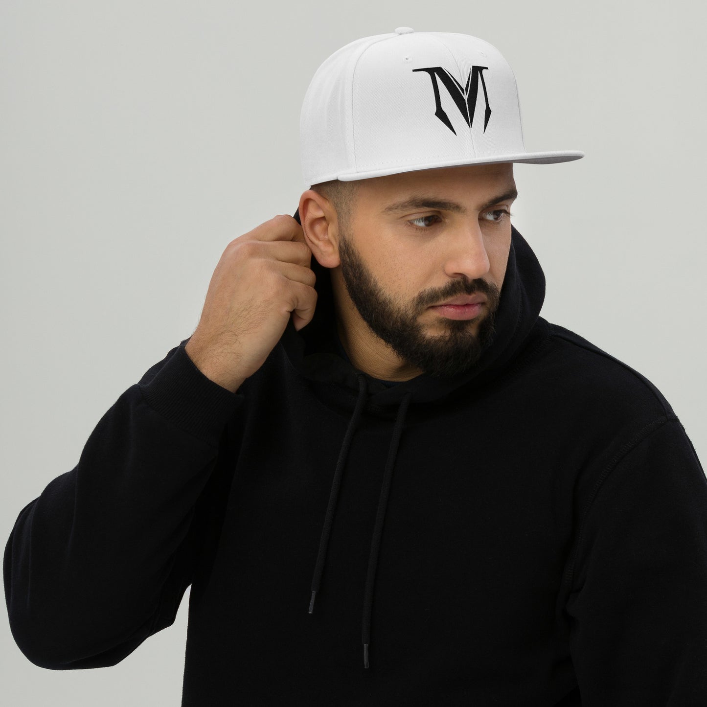 OG Classic Snapback - Black Badge with OG Print Solid Color