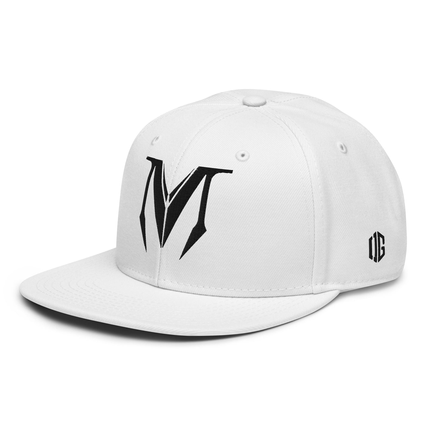 OG Classic Snapback - Black Badge with OG Print Solid Color