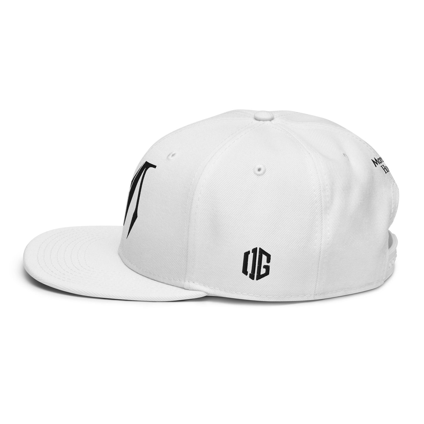 OG Classic Snapback - Black Badge with OG Print Solid Color