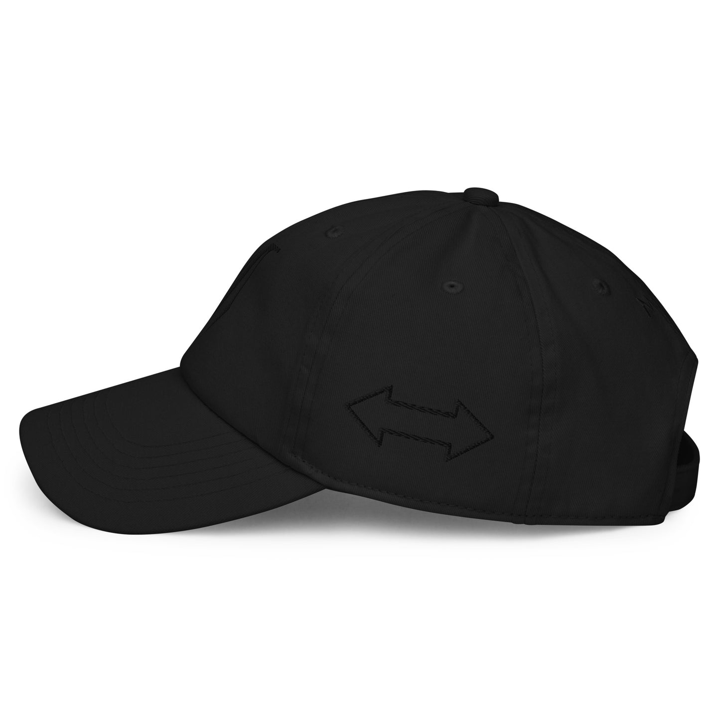 OG Fitted Classic Cap - Black M with Arrow Print