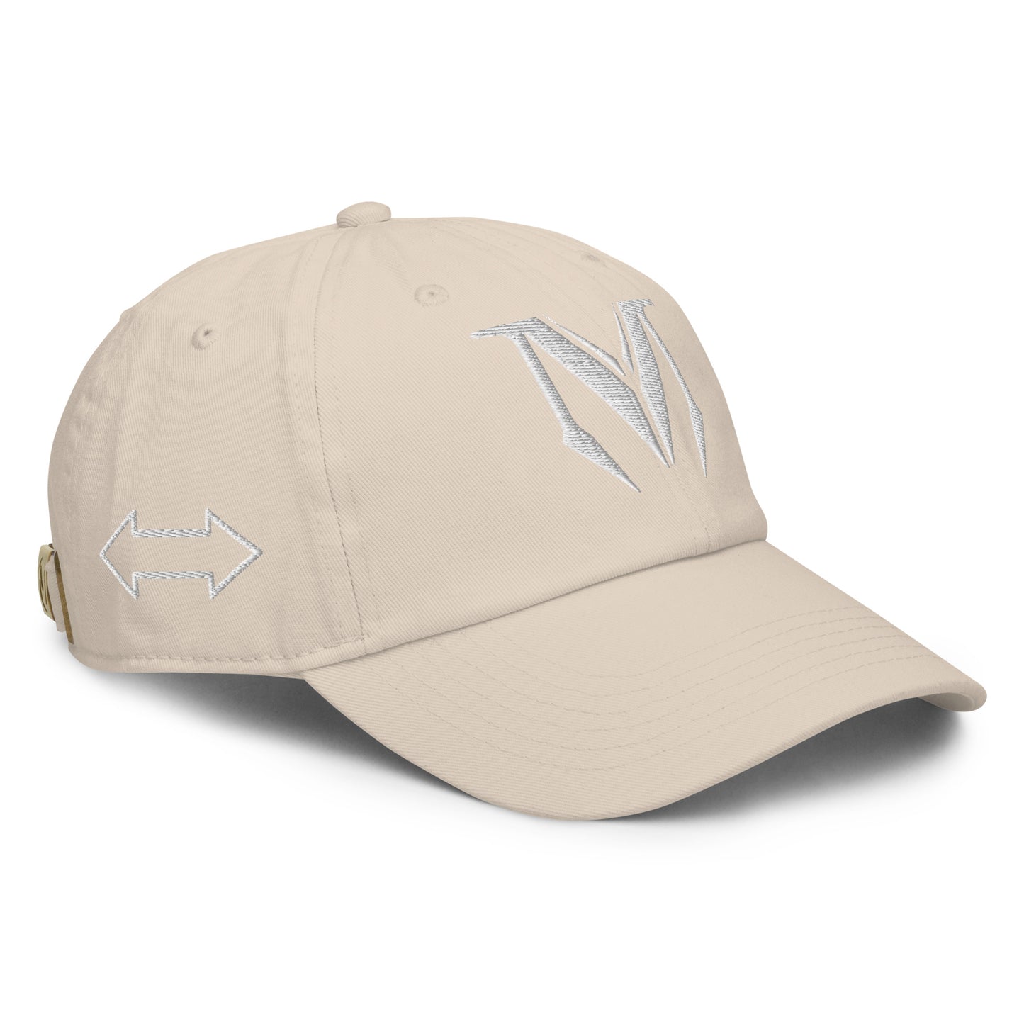 OG Fitted Classic Cap - White M with arrow print