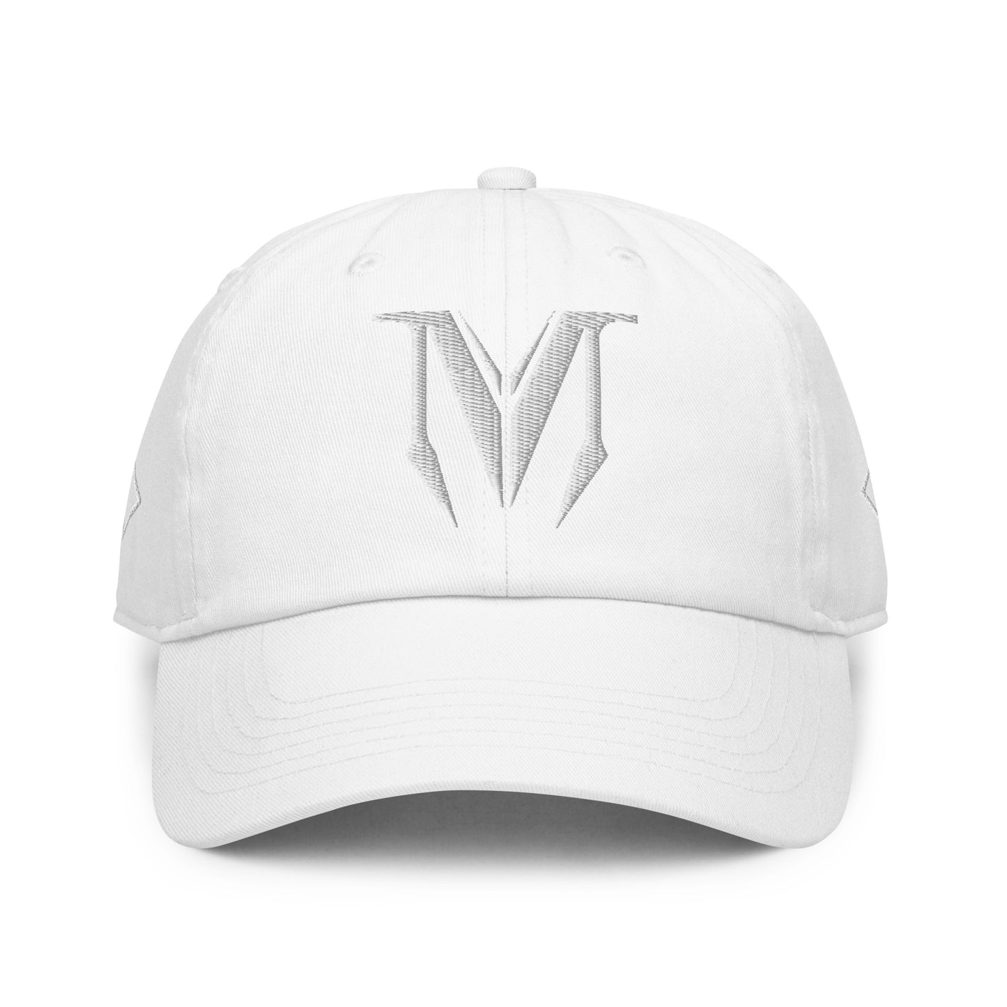 OG Fitted Classic Cap - White M with arrow print